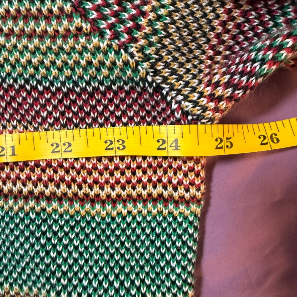 Teddy Fresh 100% Cotton Rainbow Sweater Hard To Find size XL - Picture 5 of 10